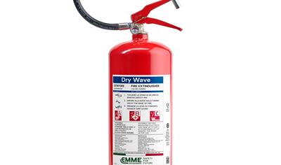 Cover image for Fire Extinguisher 21065-35 EN 3/7 ABC POWDER EXTINGUISHER DRY WAVE 6KG 55A-233B C