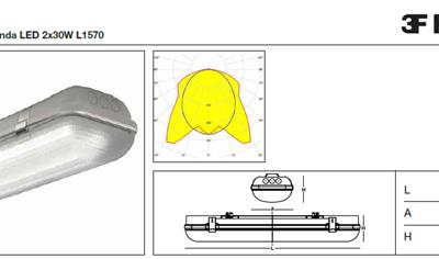 Cover image for 58616 - 3F Linda LED 2x30W L1570