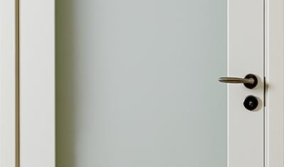 Cover image for Rakel HG1 - Wooden interior door, painted with glass