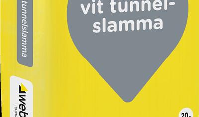 Cover image for weber vit tunnelslamma med fiber