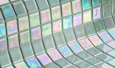 Cover image for PERLA. Ezarri recycled glass mosaic tiles. Mosaico de vidrio reciclado.