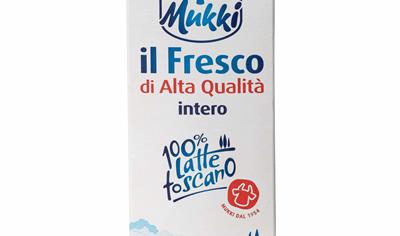 Cover image for Latte fresco pastorizzato intero 100% Toscano Mukki