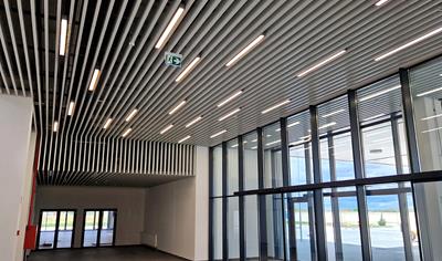 Cover image for Aluminium and steel system for suspended ceiling