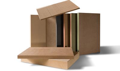Cover image for Plain, flexible and melamine-faced medium density fibreboards (MDF) FINANCIERA MADERERA S.A. FINSA