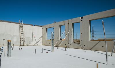 Cover image for Two-layer insulated precast concrete wall element (140 mm C35/45 XC3, 200 mm EPS)