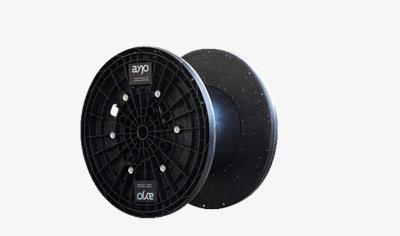 Cover image for 100% recycled (PCR) Plastic Cable Drums with EU Steel