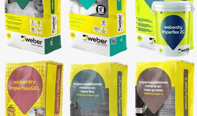 Cover image for Cementitious  mineral waterproofing  products - Weberdry
