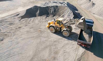 Cover image for 2-stage crushed aggregates from Stockholm quarry and terminal - Rydbo
