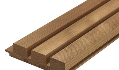 Cover image for Thermally modified (thermo-D) solid soft wood (Scots pine)
