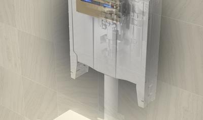 Cover image for Invisi II 4.53L Cistern with Adjustable Flush Pipe