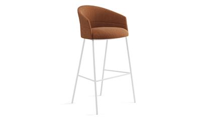 Cover image for Copa stool and chair with four metal legs