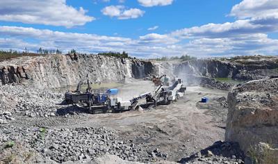 Cover image for Raw rock from Hujala quarry - Rusko