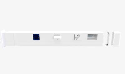 Cover image for Powder coated aluminium wall trunkings
