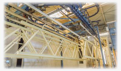Cover image for Powder-coated structural steel components
