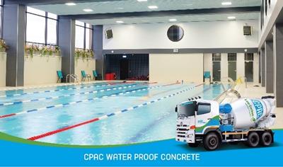 Cover image for CPAC Waterproof concrete 320 KSC (Supplementary cementitious material formula) (C28/32, MPa)