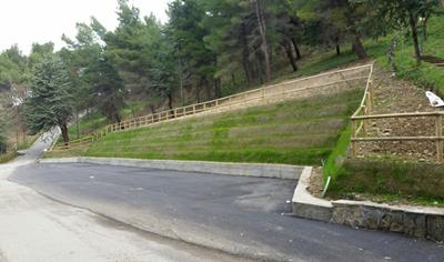 Cover image for Draining gabions - green galvamesh with galvanized or plastic-coated wire, galvamesh system, galvamesh fast