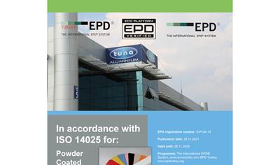 Cover image for Powder Coated Aluminium Profile from Tuna Aluminium