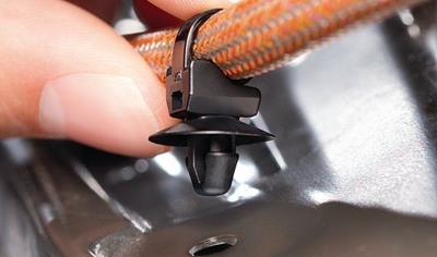 Cover image for RT50SD6-PA66HS-BK, fixing tie for hole (round), inside serrated, ∅ 1.5-31.0mm