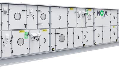 Cover image for Air handling unit 10,000 m³/h, plate heat exchanger, heating and cooling register