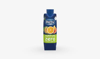 Cover image for DERBY BLUE ZERO Soft drink multifruit 