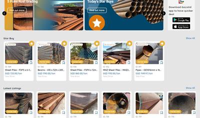 Cover image for Reconditioned Steel sold on "GoListid" online marketplace.
