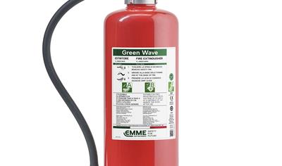 Cover image for Fire Extinguisher 32093-700 EN 3/7 FOAM EXTINGUISHER 9L 34A-183B-75F GREEN WAVE FOAM FF