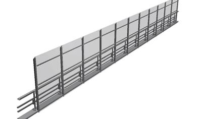 Cover image for Noise barrier with PC 