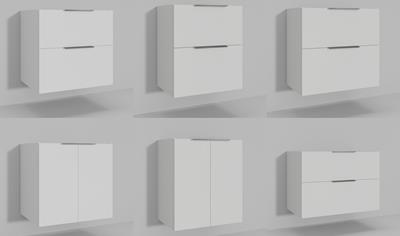 Cover image for Solution Vanity unit with drawers or doors, a-collection