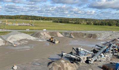 Cover image for Aggregates from Barkarby terminal - Järfälla