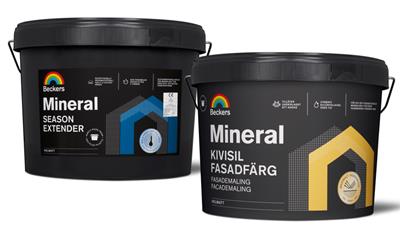 Cover image for PPG Beckers Mineral Kivisil Fasadfärg and Mineral Season Extender