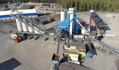 Cover image for Asphalt mixtures from Östersund asphalt plant - Gräfsåsen