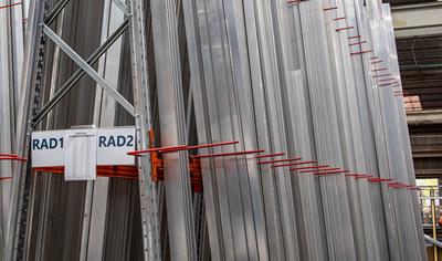 Cover image for Powder coated extrusion using recycled aluminium