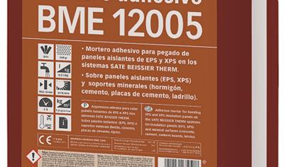 Cover image for Rendering and plastering mortar: Beissier Adhesive Mortar BME 12005