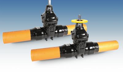 Cover image for Resilient seated gate valves with PE ends and external PUR for gas