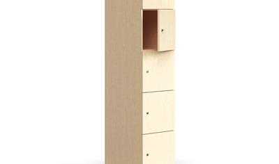 Cover image for QBUS Storage Compartment locker 5 comps, 2020x400x570 mm