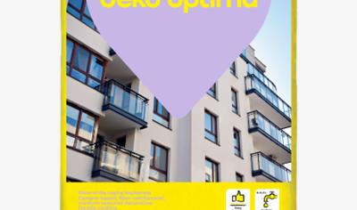 Cover image for webermin deko optima Cement based, fiberreinforcend, medium textured decorative façade coating