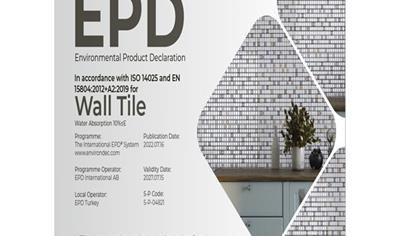 Cover image for Wall Tile, Water Absorption 10%≤E